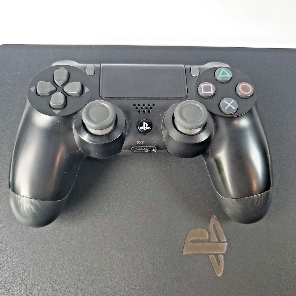 Sony PlayStation 4 Pro Console Black Tested With Controller and Cables - Picture 3 of 10